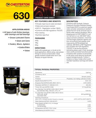 Chesterton 630 SXCF Grease