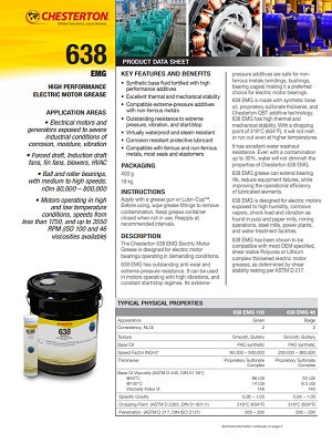 Chesterton 638 EMG Grease
