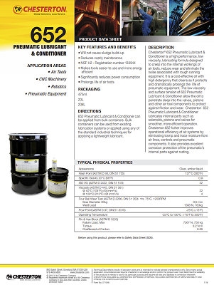 652 Pneumatic Lubricant & Conditioner