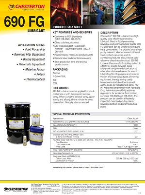 690FG Lubricant (Food Grade)