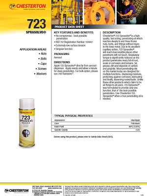 723 SPRASOLVO Penetrating Oil