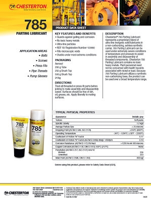 785 Parting Lubricant