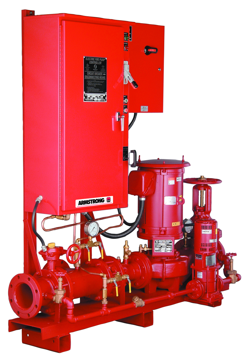 Vertical turbine fire pump